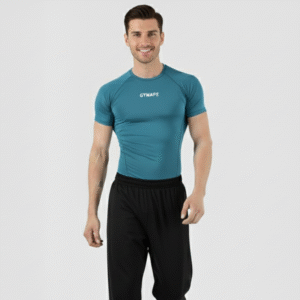 BreathTech Muscle Fit Compression Blue T-Shirt | Training & Workout