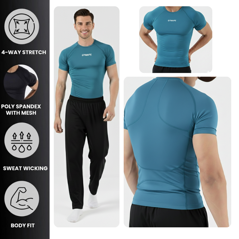 Gymape Men Compression T-shirt