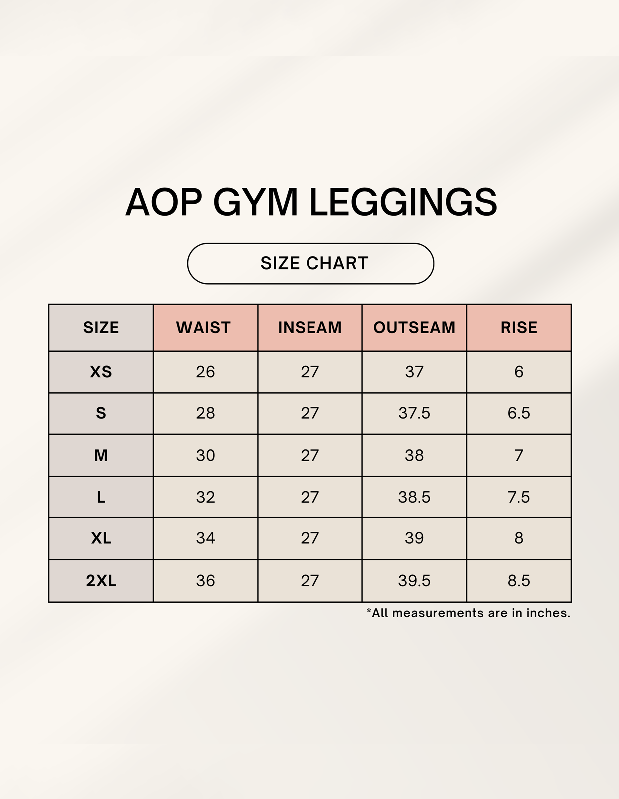 GymApe Beige Leggings - Image 6