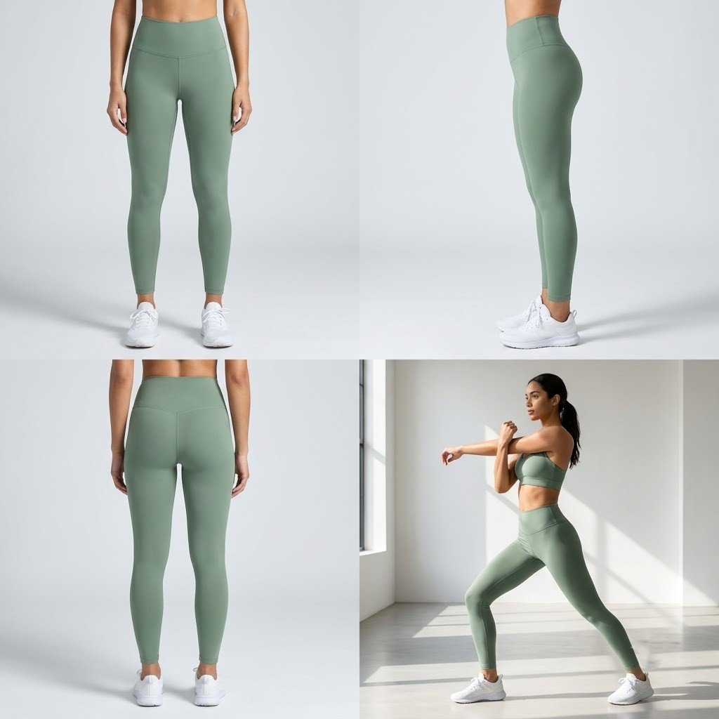 GymApe C Green Leggings - Image 4