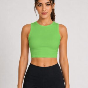 GymApe Green Sports Crop Top