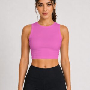 GymApe Pink Sports Crop Top