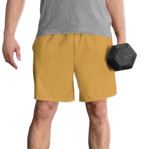 GymApe Yellow Unisex Sports Shorts