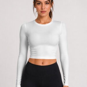 GymApe Women White Compression
