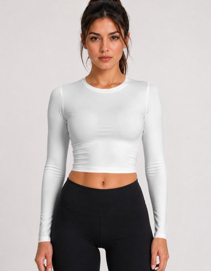 GymApe Women White Compression