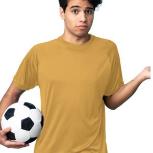 GymApe Men Yellow Sports T-Shirt