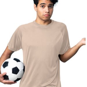 GymApe Men Beige Sports T-Shirt