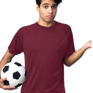 GymApe Men Maroon Sports T-Shirt